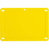 &eacute;tiquette vierge pour vanne, Plastique, 4-3/4" la x 3-1/4" h OSI Industrial Sales