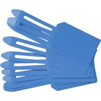 &eacute;tiquettes de cadenassage vierges en plastique, Plastique, 3-1/4" la x 5-4/5" h, Vierge OSI Industrial Sales