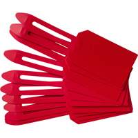 &eacute;tiquettes de cadenassage vierges en plastique, Plastique, 3-1/4" la x 5-4/5" h, Vierge OSI Industrial Sales