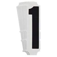 Quick-Align&reg; Individual Gothic Number and Letter Labels, 1, 4" H, Black OSI Industrial Sales