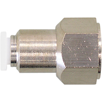 Topfit Female Threaded Y-Connector Fitting, 1/4" Dia, Polymer OSI Industrial Sales