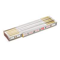 R&egrave;gle de maçon Red End, 6' lo, Bois, Graduations de 1/16" OSI Industrial Sales