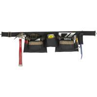 Deluxe Tool Belt Combo, Polyester, Black OSI Industrial Sales