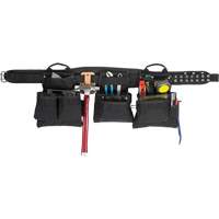 Professional Carpenter's Tool Belt, Polyester, Black OSI Industrial Sales