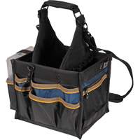 Large Electrical & Maintenance Tool Carrier, Polyester, 23 Pockets, Black OSI Industrial Sales