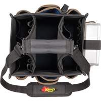 Large Electrical & Maintenance Tool Carrier, Polyester, 23 Pockets, Black OSI Industrial Sales