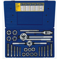 Hanson&reg; Metric Tap & Hex Die Set, 25 Pieces OSI Industrial Sales