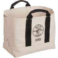 Sac &agrave; outils robuste de 17", Toile, 1 pochettes, Beige/Noir OSI Industrial Sales