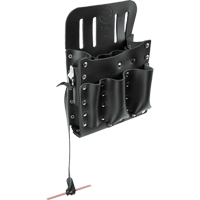 Tool Pouches, Multiple Tool Holder, Leather, 10 Pockets OSI Industrial Sales