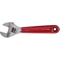Adjustable Wrench, 4-1/2" L, 1/2" Max Width, Chrome/Polished OSI Industrial Sales