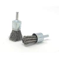 Crimped Wire End Brush, 3/4" Dia., 0.014" Wire Dia., 1/4" Shank OSI Industrial Sales