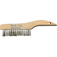 Brosses de nettoyage &agrave; manche en patin, Acier inoxydable, 4 x 16 rangs de fils, Longueur 10" OSI Industrial Sales