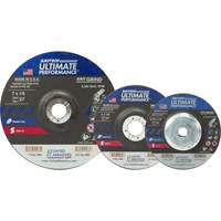 Saitech Ultimate Performance Grinding Wheel, 4-1/2" x 1/4", 7/8" Arbor, Aluminum Oxide/Ceramic, Type 27 OSI Industrial Sales