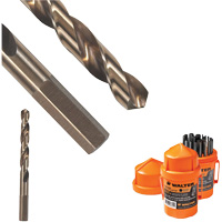 Foret court, Acier rapide, 3/16", 3-6/16" lo, 2-1/16" Cannelure, 118° Angle OSI Industrial Sales