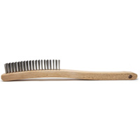 Brosse de nettoyage, Acier inoxydable, 4 x 19 rangs de fils, Longueur 13-11/16" OSI Industrial Sales