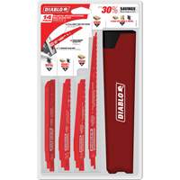 Jeu de lames de scie alternative pour d&eacute;molition du m&eacute;tal et du bois avec clous OSI Industrial Sales