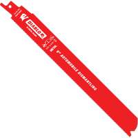 Reciprocating Blade for Auto Dismantling, Bi-Metal, 10-14 TPI, 9" L x 1" W OSI Industrial Sales
