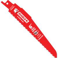 Reciprocating Blade for Thick Metal/Demolition, Bi-Metal, 8-10 TPI, 6" L OSI Industrial Sales