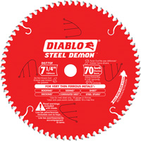 Steel Demon Cutting Saw Blade, 7-1/4", 70 Teeth, Metal Use OSI Industrial Sales
