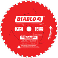 Steel Demon Cermet II Saw Blade, 7-1/4", 36 Teeth, Metal Use OSI Industrial Sales
