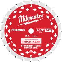 Thick Kerf Framing Circular Saw Blade, 7-1/4", 24 Teeth, Wood Use OSI Industrial Sales