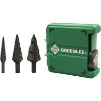 Step Bit Set, 1/8"/3/16" - 1/2"/7/8"/1-1/8"  OSI Industrial Sales