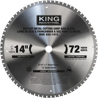 Chop Saw Blade, 14", 72 Teeth, Metal Use OSI Industrial Sales