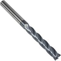 Fraise en bout carr&eacute;e extra longue 30° S237, 1/8" dia., 3" lo, 4 cannelures, 1/8" tige, Carbure OSI Industrial Sales