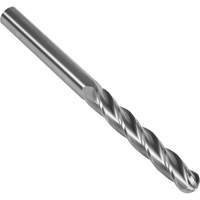 S147 30° Extra Long Ball Nose End Mill, 1/2" Dia., 6" L, 4 Flutes, 1/2" Shank, Carbide OSI Industrial Sales