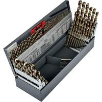 Heavy-Duty Jobber Length Combination Drill Bit Set, 115 Pieces, High Speed Cobalt OSI Industrial Sales