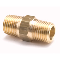 Mamelons de tuyau hexagonal, Laiton, 1/8", Standard OSI Industrial Sales