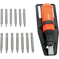 15-Piece Multi-Bit Screwdriver Set, Plastic Handle OSI Industrial Sales
