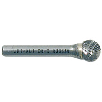 Jet-Kut&reg; Ball Shape Bur, 1/4" Dia., 1/4" Shank, 7/32" Depth of Cut OSI Industrial Sales