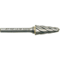 L4-NF 1/4" Taper Shape Bur for Aluminum/Non-ferrous Materials, 1/2" Dia. OSI Industrial Sales
