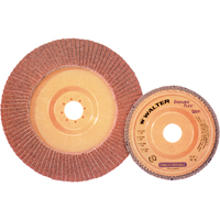 Disque &agrave; lamelles Stainless Enduro-Flex, 4-1/2" x 7/8", Type 27, Grain 40, Alumine de zirconium OSI Industrial Sales