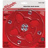 Clear 7" Diameter 1-3/16" Center Hole Sub-Base OSI Industrial Sales