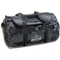 Water Resistant Duffel Bags, Vinyl, 1 Pockets, Black OSI Industrial Sales