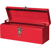 ATB100 Portable Tool Box with Metal Tool Tray, 6" D x 16" W x 6-1/2" H, Red OSI Industrial Sales