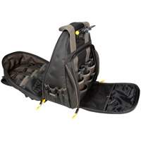 Sacs &agrave; dos pour outils Techgear &agrave; 53 pochettes, 16" lo x 13-1/4" la, Noir, Polyester OSI Industrial Sales