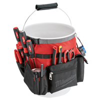 Sac organiseur pour seau, 10" lo x 10" la x 13-1/2" h, Nylon, Rouge OSI Industrial Sales