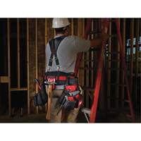 Contractor Work Belt With  Suspension Rig, Nylon, Black OSI Industrial Sales