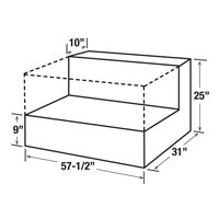 R&eacute;servoir de transfert pour carburant en aluminium, Aluminium, Capacit&eacute; 100 gal., Argent OSI Industrial Sales