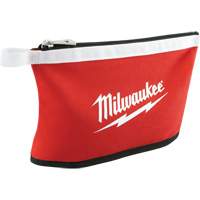Coloured Zippered Pouches - Set of 3, Canvas, 3 Pockets, Black/Red OSI Industrial Sales