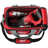 Packout Tool Bag, Ballistic Nylon, 2 Pockets, Black/Red OSI Industrial Sales