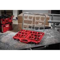 Organisateur profil&eacute; Packout, 19-3/4" x 16-2/5" x 2-1/2", Noir/Rouge OSI Industrial Sales