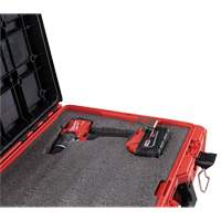 Coffre &agrave; outils avec partitions ajustables Packout, 20-7/10" x 15-1/5" x 6-1/5", Noir/Rouge OSI Industrial Sales