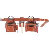 Deluxe Tool Belt Combo, Leather, Tan OSI Industrial Sales