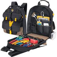 Sac &agrave; dos avec prises de recharge pour appareils &eacute;lectroniques, 13-1/2" lo x 5-1/4" la, Noir, Polyester OSI Industrial Sales