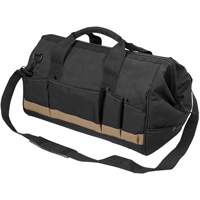MEGAMOUTH Tool Bag, Polyester, 25 Pockets, Black OSI Industrial Sales