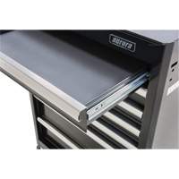 Industrial Tool Cart, 7 Drawers, 27" W x 18-3/4" D x 39" H, Black OSI Industrial Sales